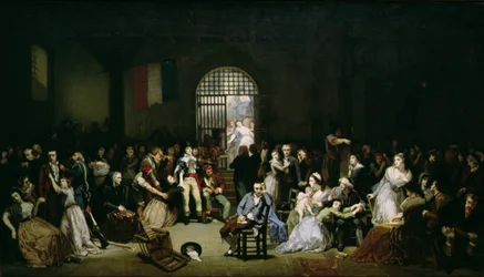 O Chamado para as últimas vítimas do Terror, 7-9 Termidor, Ano 2 (25-27 de julho de 1794), depois de 1850 (ver detalhe 164364)