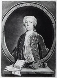 Gioacchino Conti, &39;Gizziello&39;, gravado por Alexander Van Haecken, 1736