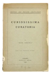 Página de título de &39;Curiosissima Curatoria&39; por &39;Rude Donatus&39;, Oxford