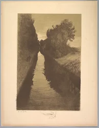 Suíte de Paisagens: Paisagem, Placa 1, Observação, Um Peixe