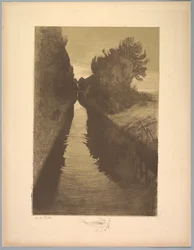 Suíte Paisagem: Paisagem, Placa 1, Nota, Um Peixe, 1892-1893.