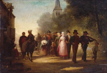 O casamento da aldeia, 1872