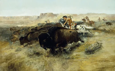 Buffalo Hunt no. 7, 1892-1895