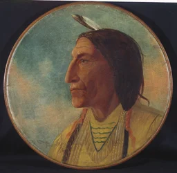 Retrato do Chefe Wolf Robe, 1892