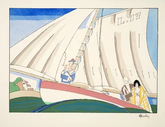 Yachting de Esporte e Lazer, pub. 1914 (estêncil)