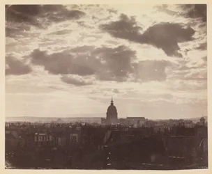 Estudo de nuvens sobre Paris