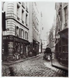 Rue Saint-Severin, da Rue de la Harpe, Paris, 1858-78