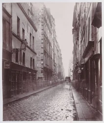 Rue de Gravilliers, da rue du Temple, Paris, 1858-78