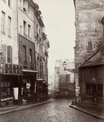 Rue de la Montagne-Sainte-Geneviève perto do cruzamento da Rue LaPlace..., 186569.