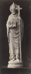 Estátua do Louvre (impressão em prata albúmen)