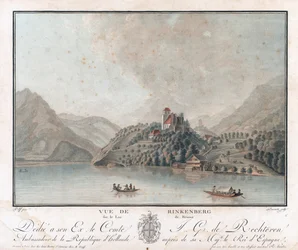 Vista de Rinkenberg sobre o Lago Brenz