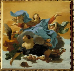 The Assumption of the Virgin Painting de Charles Mellin (1597-1649) Coleção particular do século XVII