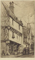 Ancienne habitação à Bourges, dite "La Maison du Musicien" (An Old House at Bourges, às vezes chamado de "Casa do Músico")