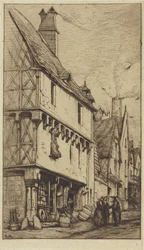 Uma antiga casa em Bourges, por vezes chamada «A Casa do Músico»