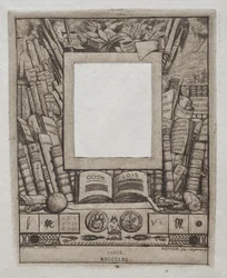 Design para uma moldura para o retrato de Armand Guéraud