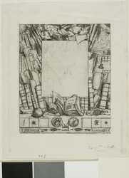 Projeto de uma moldura para o retrato de Armand Guéraud