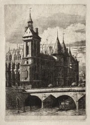 Gravuras de Paris: A Torre do Relógio, 1852.