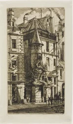 Casa com torreão, rue de la Tixéranderie