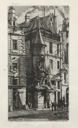 Casa com torreão, rue de la Tixéranderie, Paris