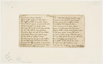 A esperança (verso para acompanhar Pont-au-Change)