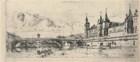 Le Pont-Au-Change 2º Estado, 6 18 x 13 116 Polegadas, 1854, 1927