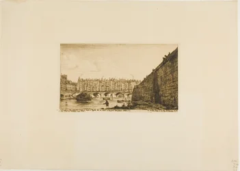 Pont-au-Change, Paris, cerca de 1784
