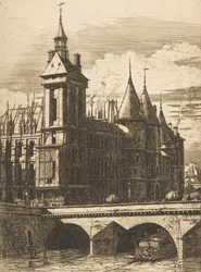 A Torre do Relógio, Paris, 1852.