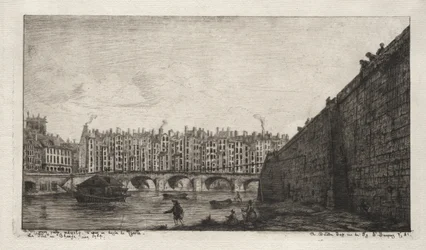 A Ponte Exchange, Paris, cerca de 1784