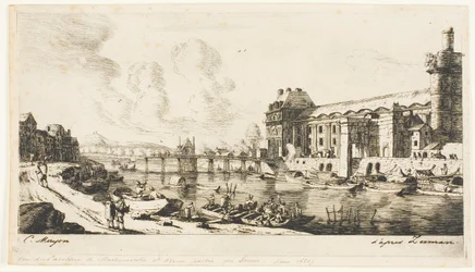O "Pavillon de Mademoiselle" e parte do Louvre