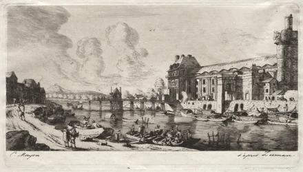 O Pavillon de Mademoiselle e parte do Louvre