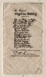 Versos a Eugène Bléry, 1854.