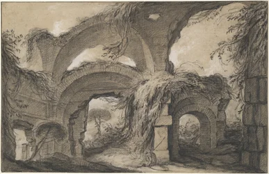 Arcos dos Banhos Maiores na Villa de Adriano
