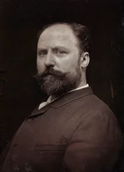 Álbum Artístico e Biográfico, 5º ano, salão 1885; Retrato do pintor francês Paul Louis Narcisse Grolleron (1848-1901)