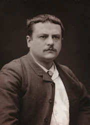 Álbum Artístico e Biográfico, 6º ano, Salão 1885; Retrato do pintor francês Royer Lionel (1852-1926)