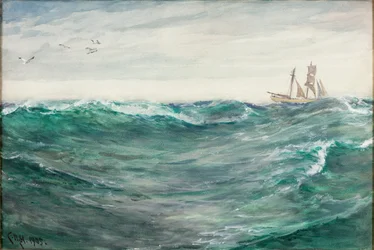 Off Fowey; Vento oeste