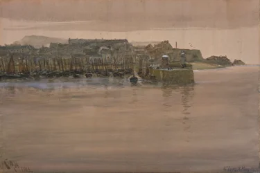 St Ives, dia de Natal, 1908 (wc e guache sobre papel)