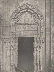Catedral de Chartres, Lado Oeste, Porta do Lado Direito, Séc. XII..., c. 1857.