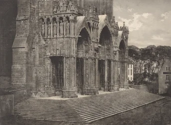 Placa XII Catedral de Chartres, Portico du Midi Placa XII Catedral de Chartres..., 1855.