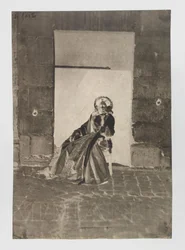 Retrato de uma mulher sentada desconhecida