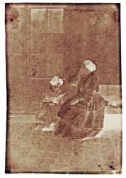 Mulheres num pátio