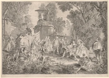 O jogo de Blind Mans Bluff, 1739.