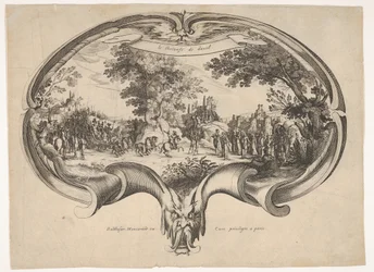 O Triunfo de David, de um fã de Jacques Callot