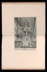 Funeral de Marie Thérèse da Espanha, Dauphine da França, na igreja de Notre Dame, Paris