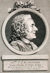 Esprit Joseph Antoine Blanchard (1696-1770) gravada por Augustin de Saint-Aubin (1736-1807) 1767 (gravura)