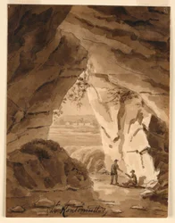 Em uma caverna