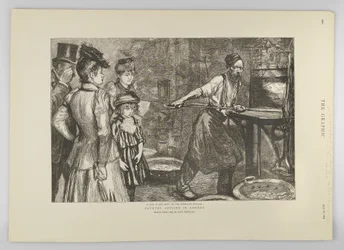 Forno de recozimento em Tower Hill, do The Graphic, 1895