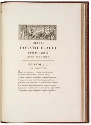 Página de Horace