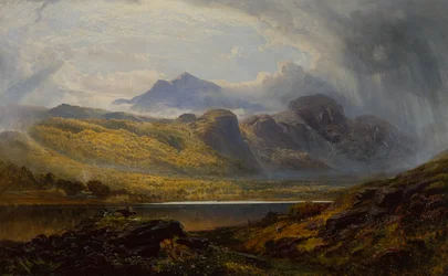 Llyn Crafnant, Moel Siabed na Distância, Norte do País de Gales