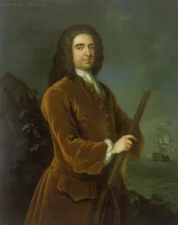 Almirante Edward Vernon (1684-1757), meados da década de 1730 (óleo sobre tela)