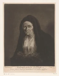 Retrato de uma mulher idosa desconhecida
Rembrandts - irmã (título sobre o objecto)